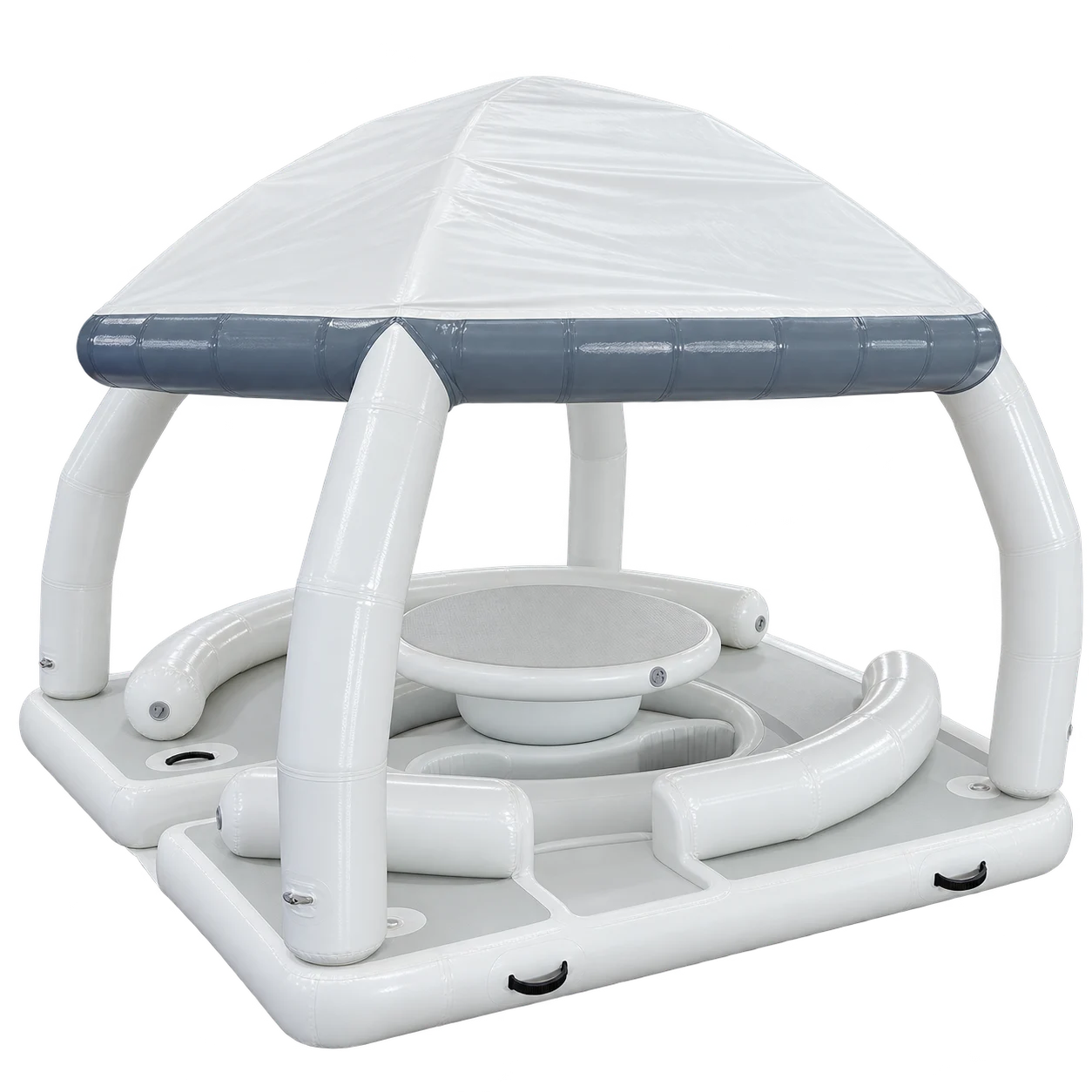 Pearl round-table floating lounge studio presentation